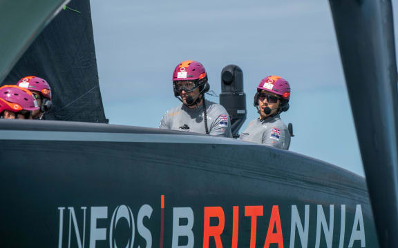 Team UK helmsman Sir Ben Ainslie.