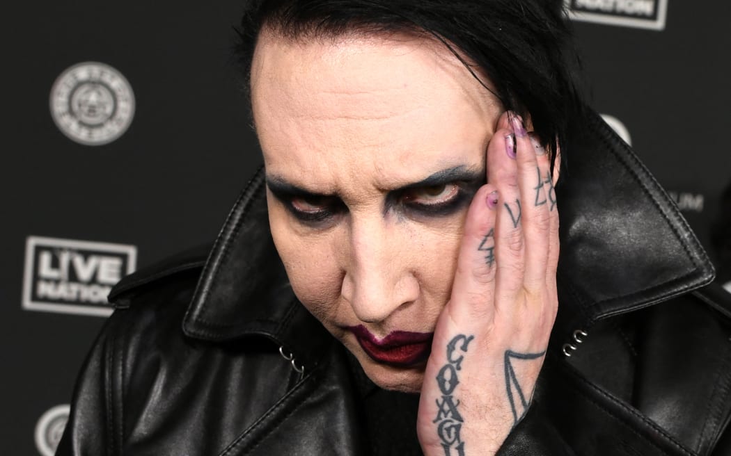 LOS ANGELES, CALIFORNIA - JANUARY 04: Marilyn Manson arrives at the Art Of Elysium's 13th Annual Celebration - Heaven on January 04, 2020 in Los Angeles, California.   Kevin Winter/Getty Images/AFP (Photo by KEVIN WINTER / GETTY IMAGES NORTH AMERICA / Getty Images via AFP)