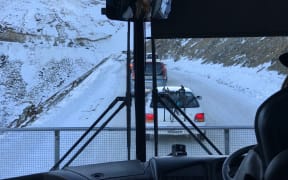 Mt Hutt traffic jam