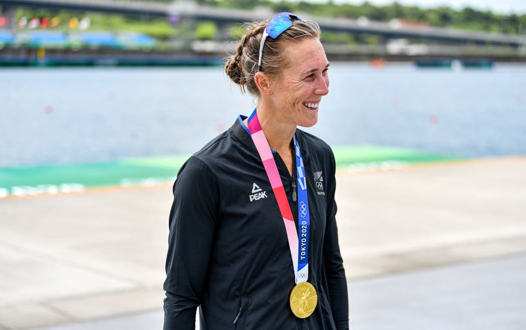 Emma Twigg. New Zealand womens Single sculls (1X) Tokyo 2020 Olympic Games Rowing at the Sea Forest Waterway, Tokyo, Japan, Friday 30 July 2021. Mandatory credit: Â© Steve McArthur / www.photosport.nz