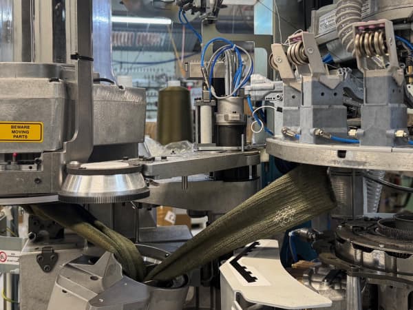 Norsewear sock machines at their factory in Norsewood, at the foot of the Ruahine ranges in southern Hawke’s Bay.