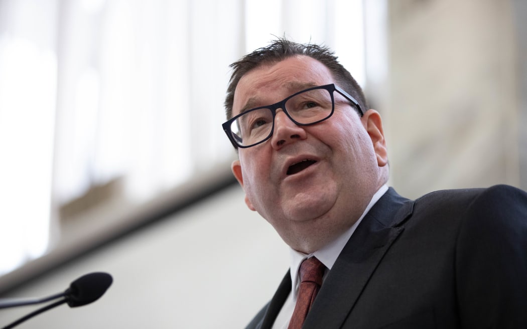 Deputy Prime Minister Grant Robertson at the release of the Emissions Reduction Plan