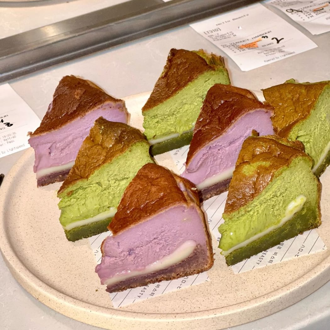 Mochi-filled burnt Basque cheesecake is a staple at Fankery.