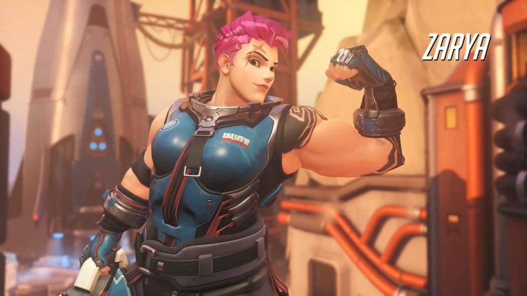 Zarya – the Overwatch character Geguri was made famous by playing so expertly.