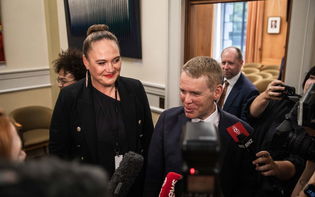 Carmel Sepuloni and Chris Hipkins