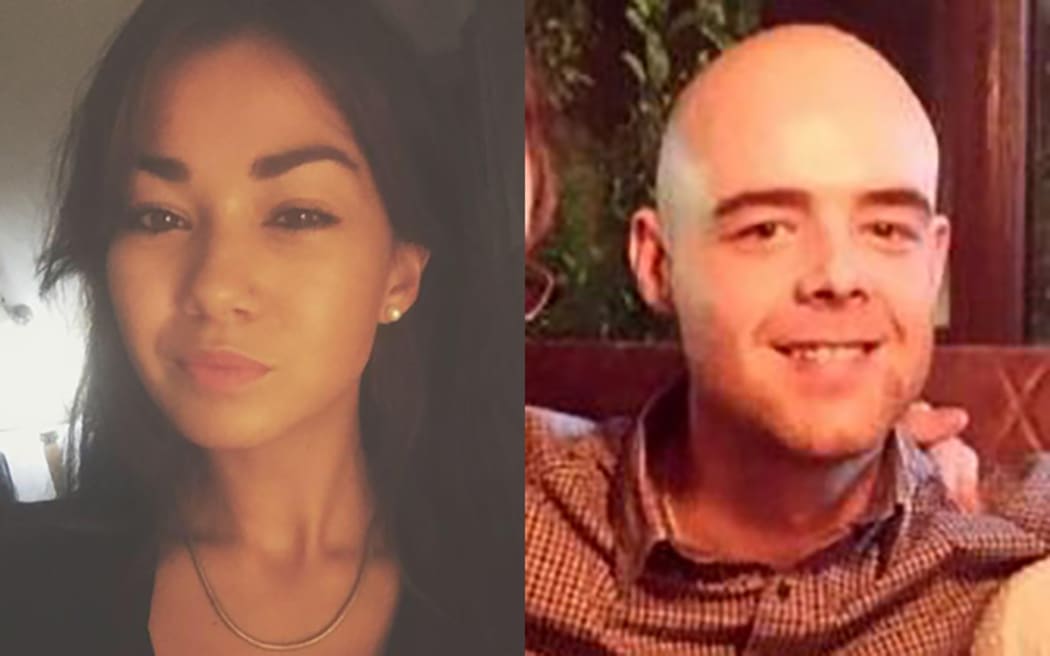 Stabbing victims Mia Ayliffe-Chung (left) and Tom Jackson.