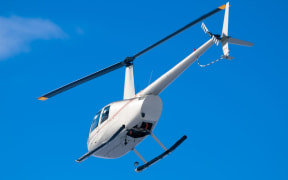 A Robinson R22 helicopter