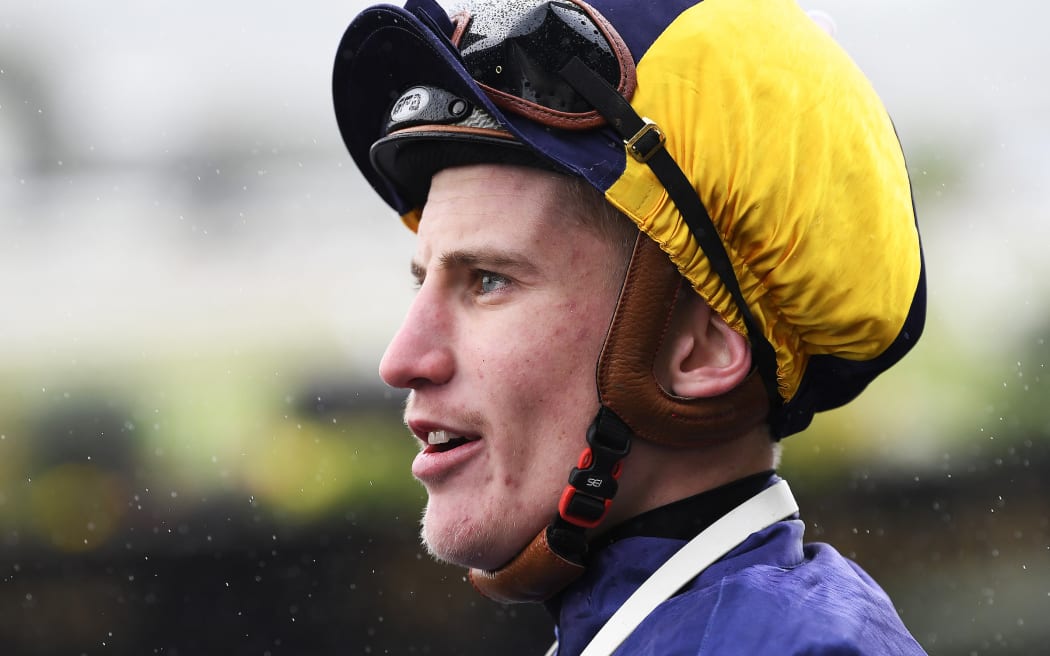 Jockey Sam Weatherley on Sweet Molly Malone at Ellerslie Race Course, Auckland on 11 July, 2020.