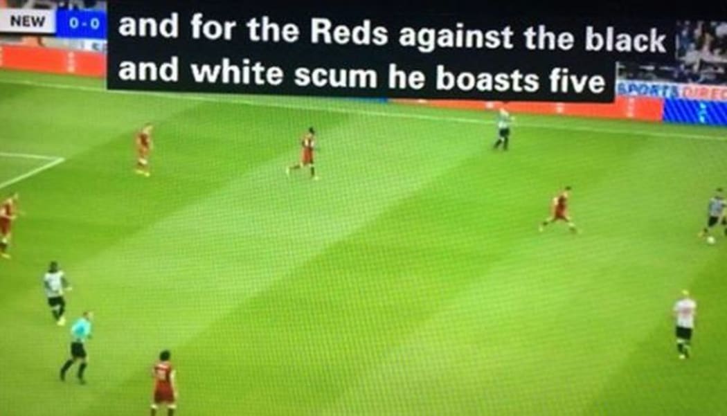 The offending peice of 'commentary'