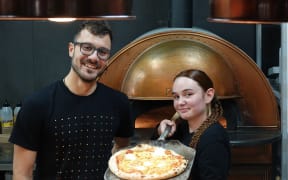 Peekaboo sous chef Talha Bilgi and chef de partie Isabella Gunson.