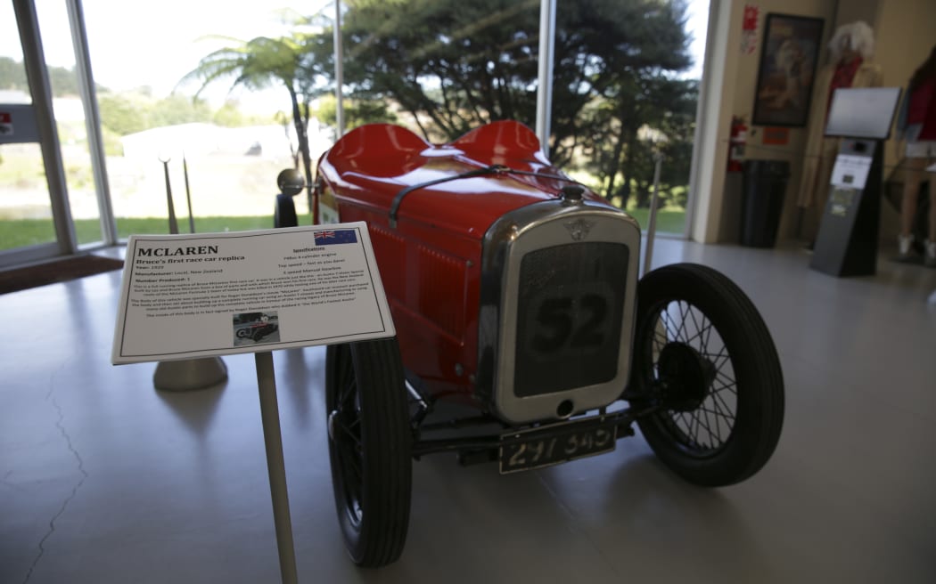 Mclaren Austin 1929 displayed at the Southward Car Musuem.