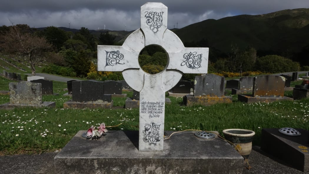 Headstones at the Makara Cemetery Wellington