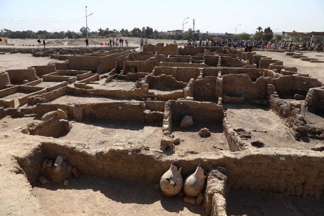 Brick houses, artifacts, and tools were found by archaeologists at the site which It dates back to Amenhotep III of the 18th dynasty.