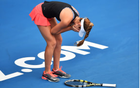 Jade Lewis at the ASB Classic 2017.