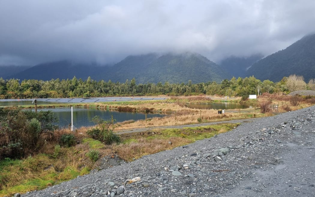 The Franz Josef oxidation ponds will need to be moved due to the risk of the Waiho River.