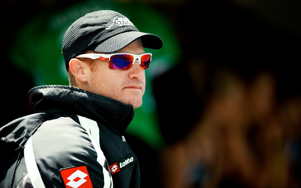 Greg Nicol, the Black Sticks men's coach. Pictured at the Black Sticks Women v Samoa, 2 November 2013. Photo: Daniel Carson