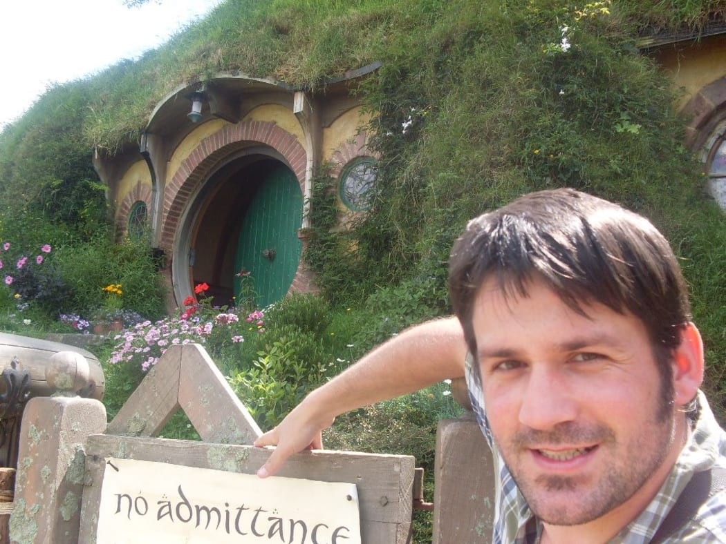 Juanita's husband Jimmy Lambert on a previous trip to New Zealand.