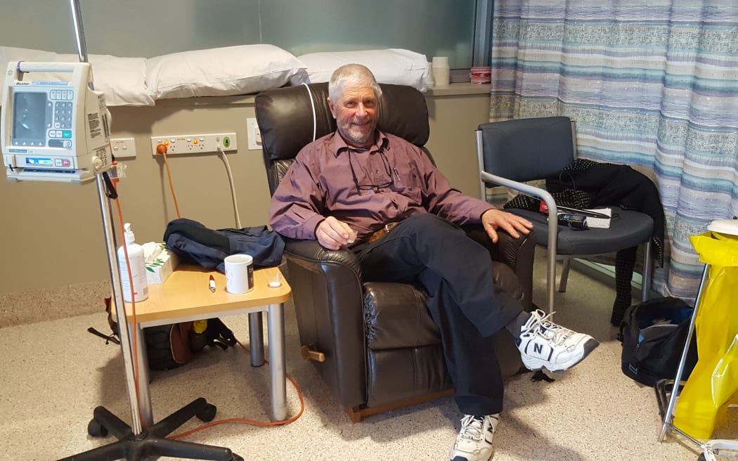 Alastair Smith, at the Wellington Blood and Cancer Centre at Wellington Hospital.