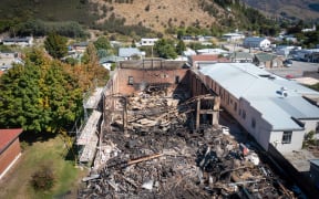 The fire destroyed the Roxburgh Town Hall and cinema.
