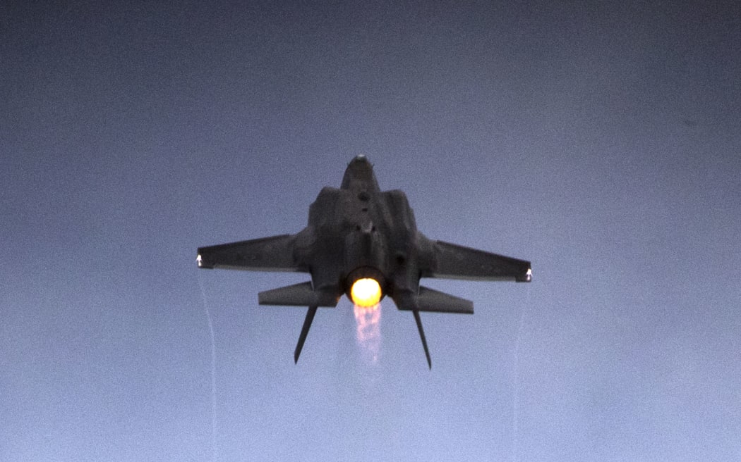 An Israeli Air Force F-35 Lightning II fighter jet.
