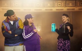 A still from the new safety video "it's kiwi".