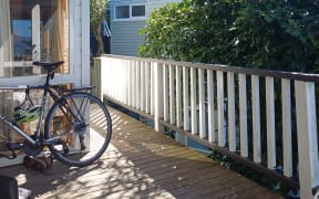 Typical Wellington Suburban Deck on a typical Wellington day.