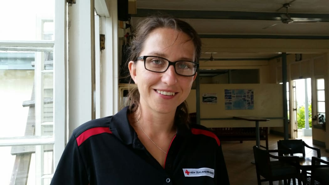 Ana Zarkovich of the New Zealand Red Cross is advising on water, sanitation and hygiene in Fiji after Cyclone Winston