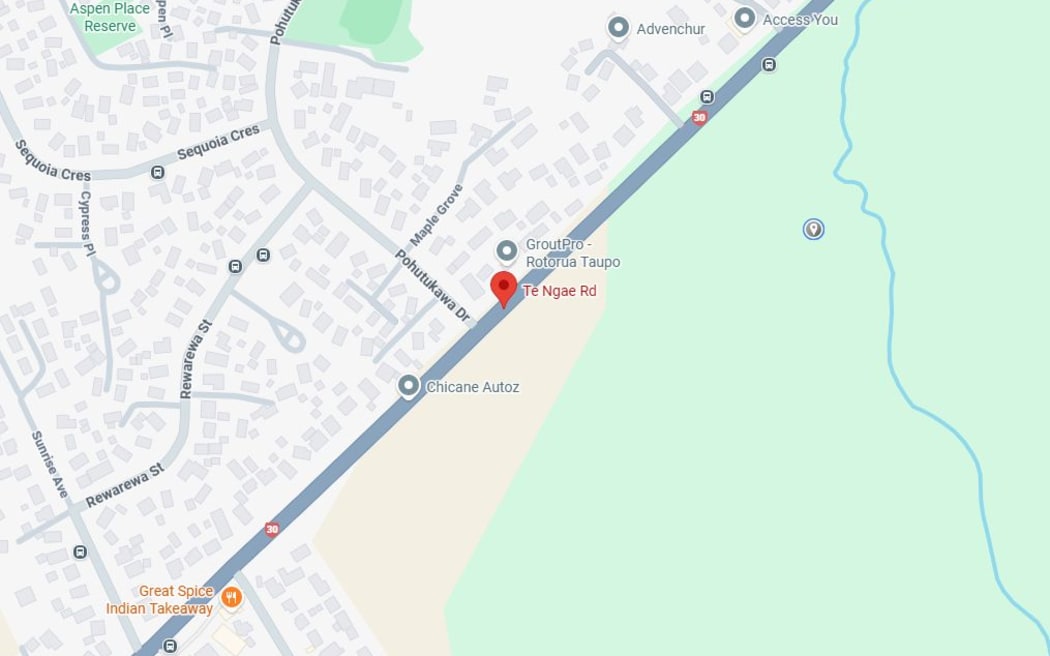 Scene of bus, car crash in Rotorua