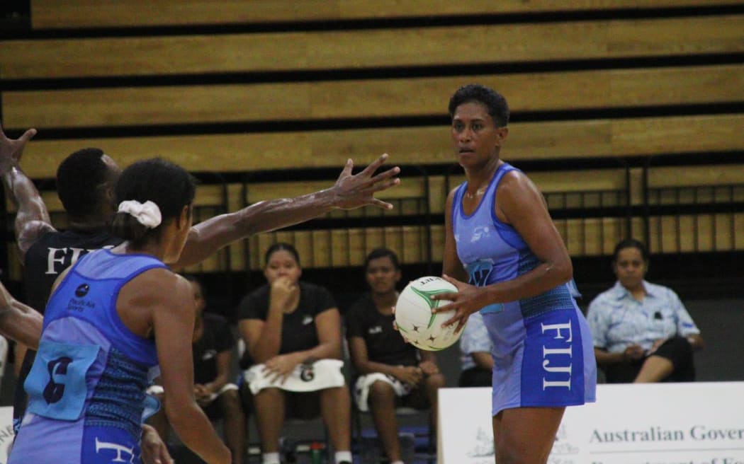 Fiji Pearls squad training for the Pacific Netball Series.