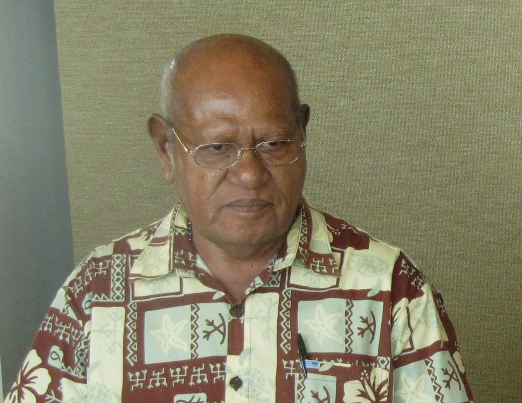 The President of Bougainville, John Momis