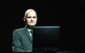 Florian Schneider (Kraftwerk), live in Ferrara (Italy) in 2005.