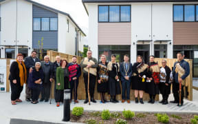 A blessing was held on site this morning at dawn led by Te Āti Awa to clear the way for the whānau.