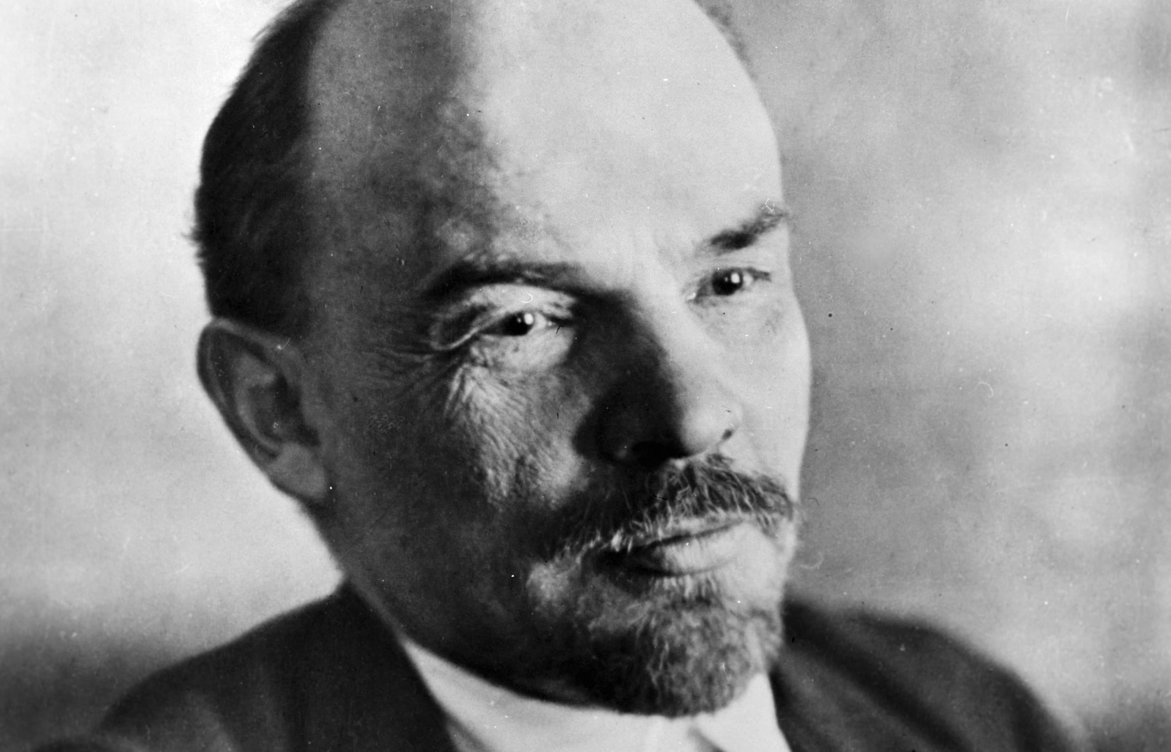 Vladimir Lenin at the Smolny Institute.