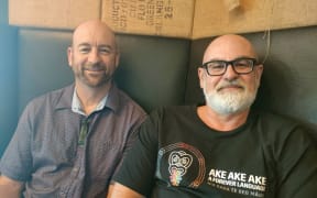Rangiora High School board of trustees presiding member Simon Green (left) and principal Bruce Kearney are among those backing NCEA level 1.