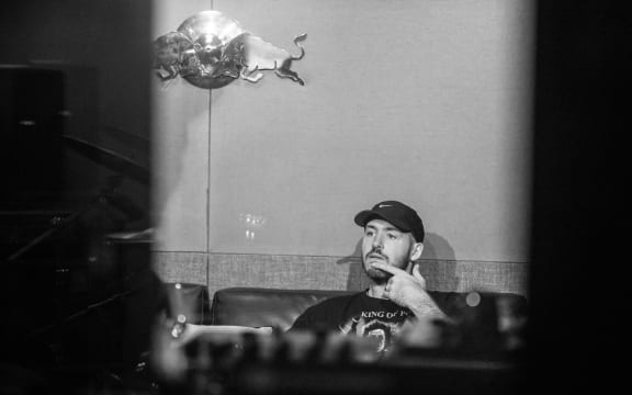 Tom Scott at the Red Bull Studio in Auckland on March 10, 2017