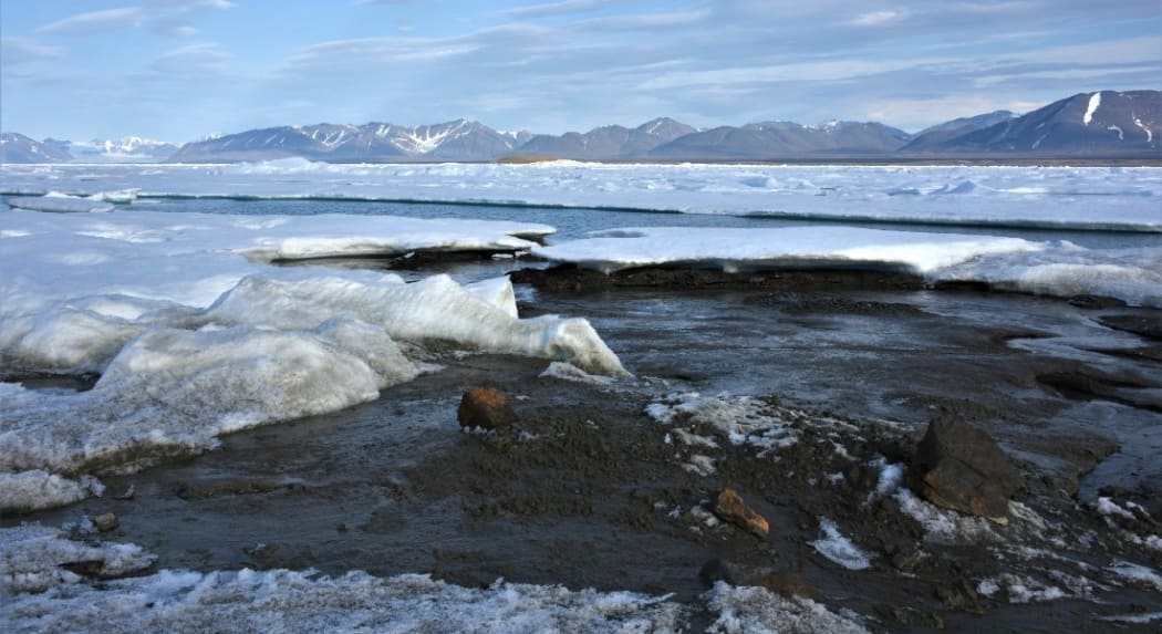 The 60X30m island is the closest point of land to the North Pole, the scientists say.