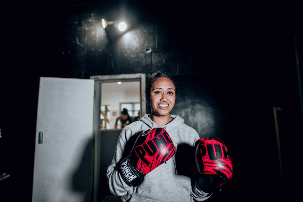 Theresa Lealofi has been attending classes at Punchfit NZ Boxing Gym since the early days.