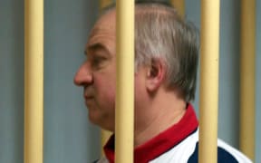 Former Russian military intelligence colonel Sergei Skripal at a hearing at the Moscow District Military Court in 2006. Photo: AFP