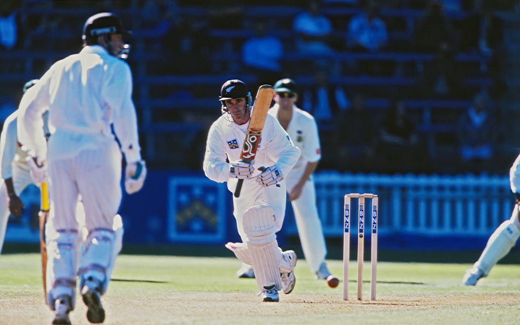 Current Black Caps coach Gary Stead in action, 1999 / 2000.