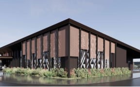 Artist’s impression of Te Āta Haere, Kaikohe’s new library and community hub.