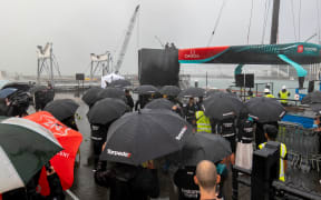 Emirates Team New Zealand Naming Ceremony for their third AC75 Taihoro - The race yacht for the 37th America’s Cup.