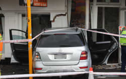 Auckland car building crash 6 July 26