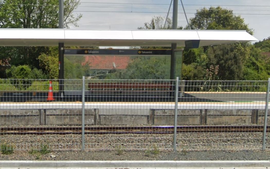 Takaanini Train Station in Auckland.