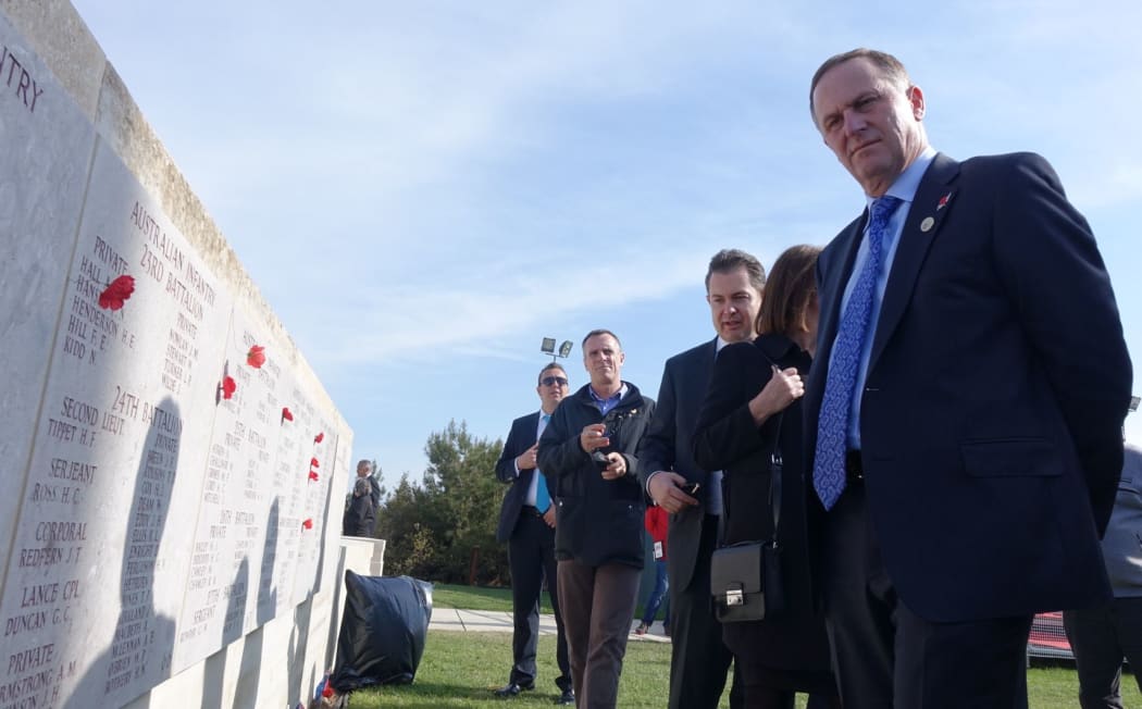 John Key at Gallipoli