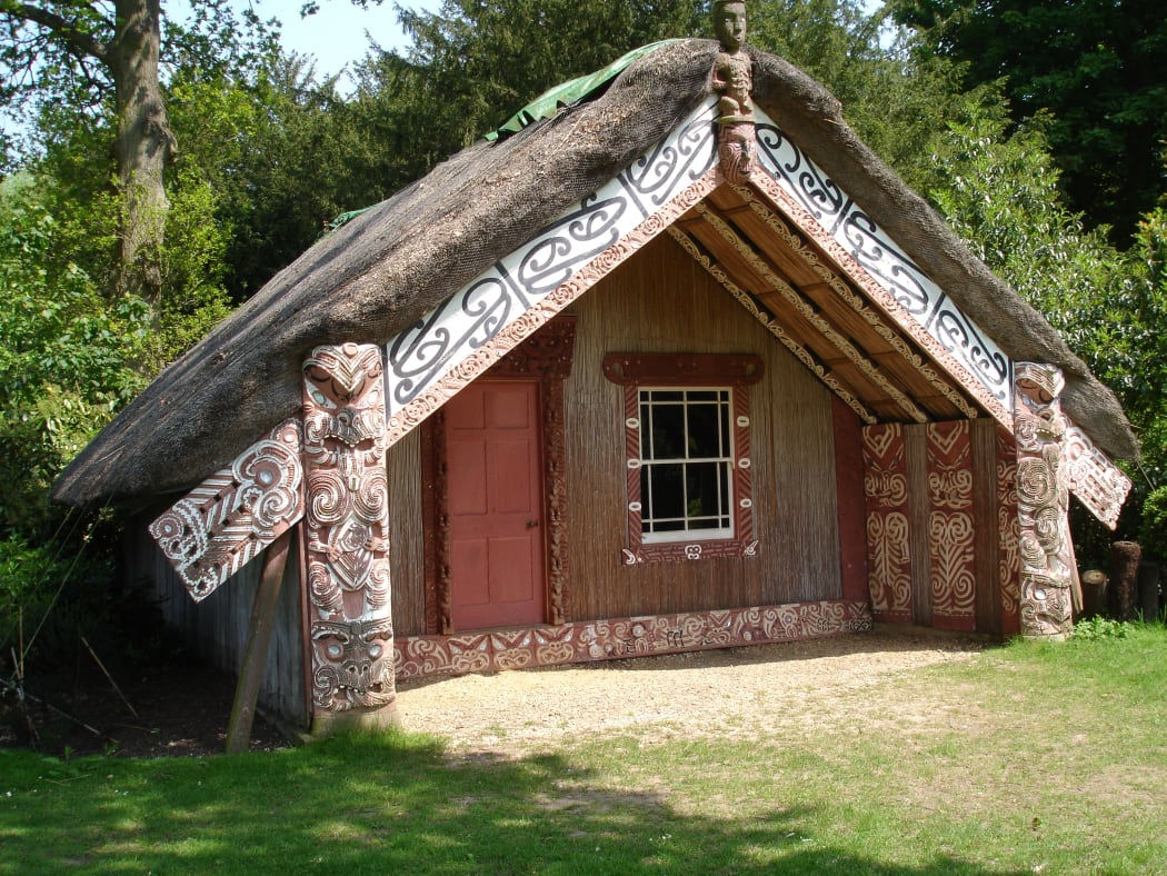 Historic meeting house Hinemihi has stood near Clandon House in Surrey since the 1890s.