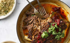 Slow Cooked Harissa Lamb Shoulder