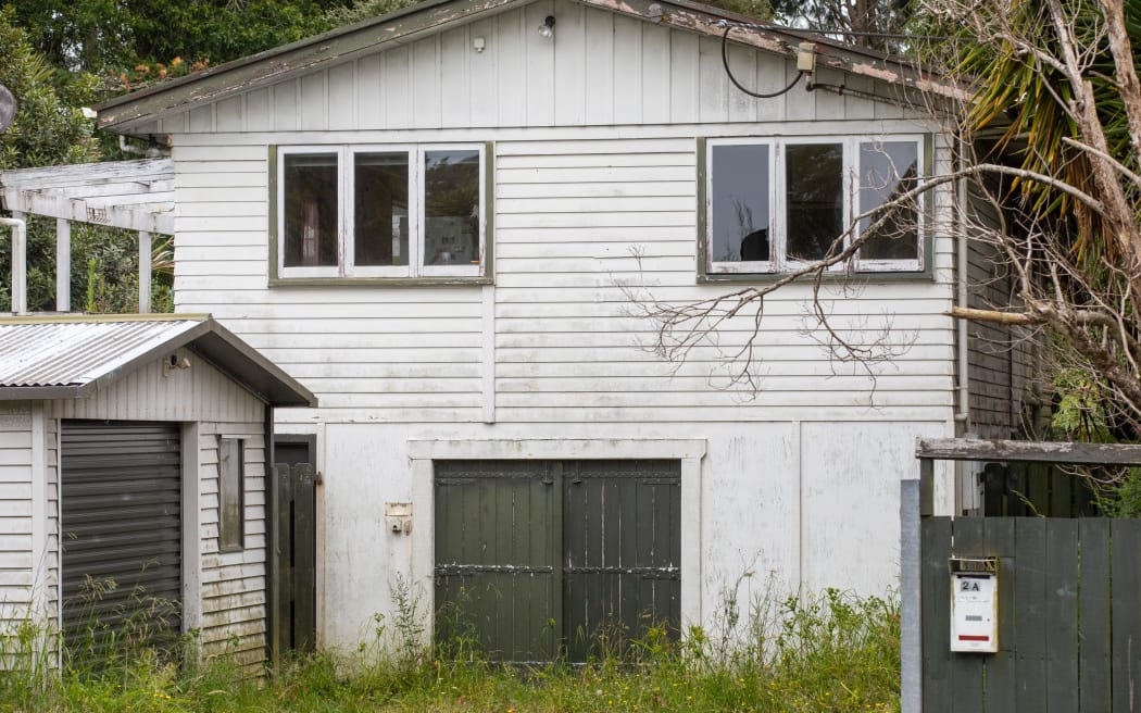 Houses in Candia Drive sit abandoned in November 2023 and have been subsequently vandalised since the floods at the start of 2023.