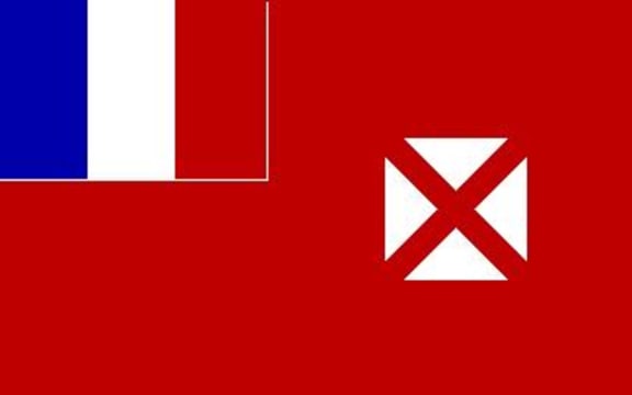 The official flag of the French overseas territory of Wallis and Futuna.