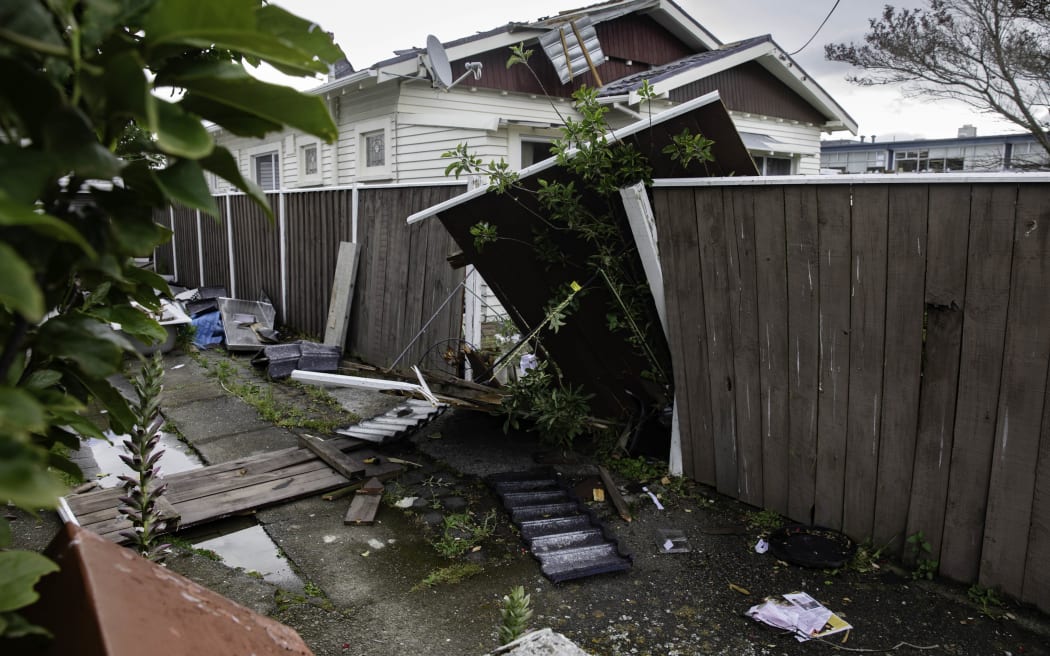 A severe thunderstorm caused damaged to properties in Lower Hutt on 12 December, 2023.