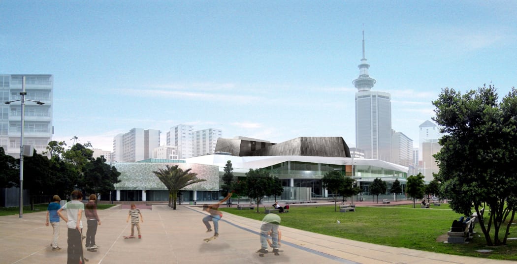 Artist impressions of the Aotea Centre after it's first major do-up in nearly 30 years.